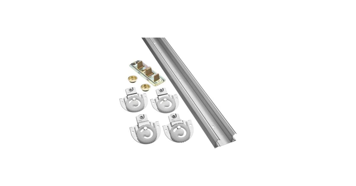 National Hardware N343087 Bypass Sliding Door Fitting Set
