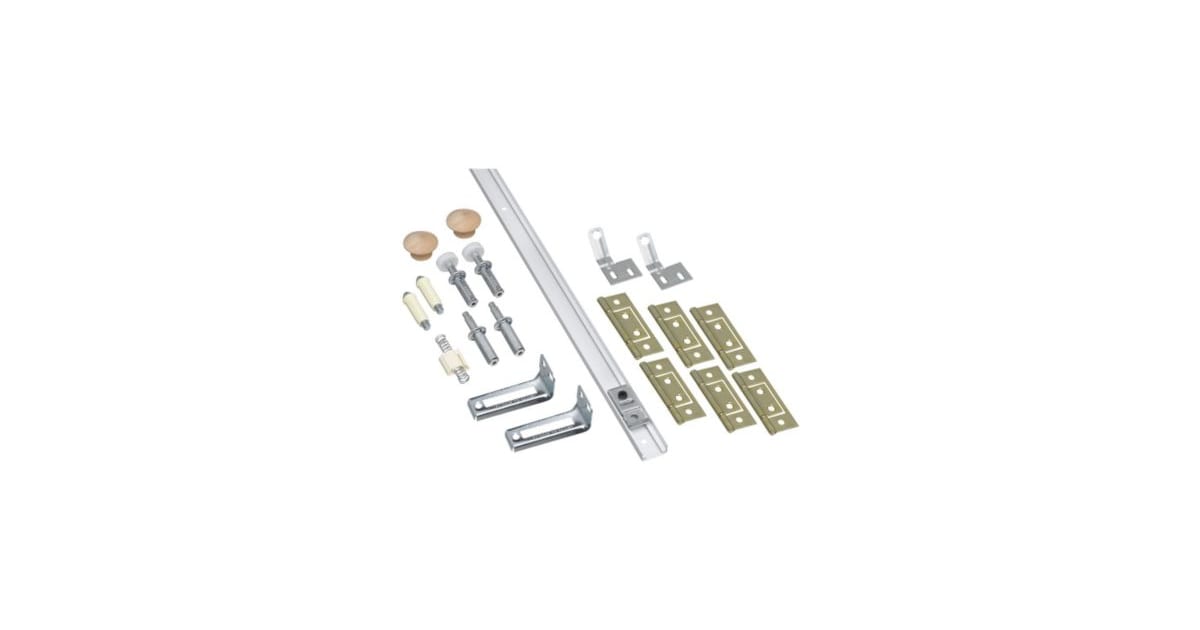 National Hardware N343749 Double Folding Door Fitting Set