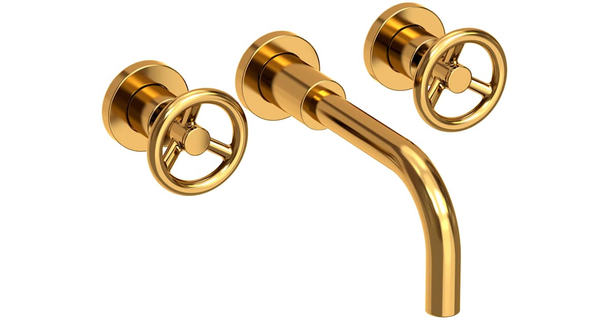 Newport Brass 3-2921/034 Slater 1.2 GPM Wall Mounted Widespread ...