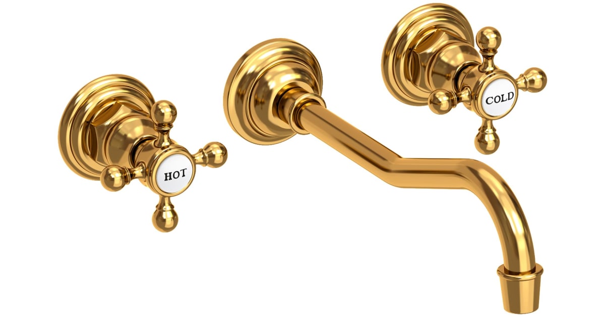 Newport Brass 3-944-034 Chesterfield 1.2 GPM Wall Mounted Widespread ...