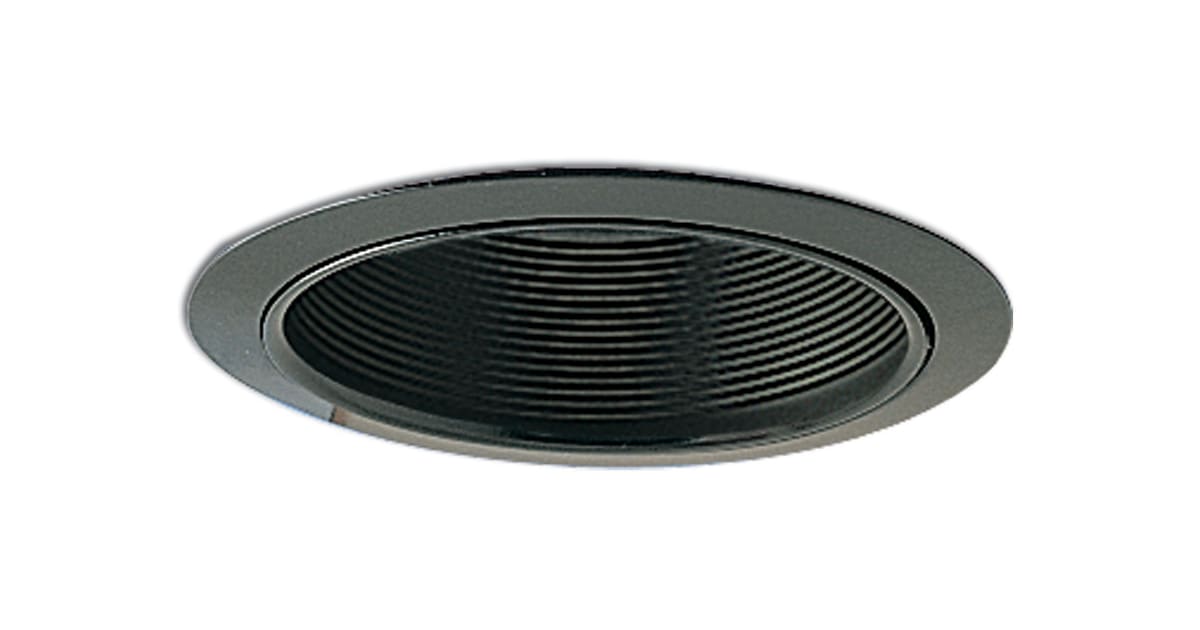 Nora Lighting NTM30B TwoToned 6" Baffle Recessed Trim