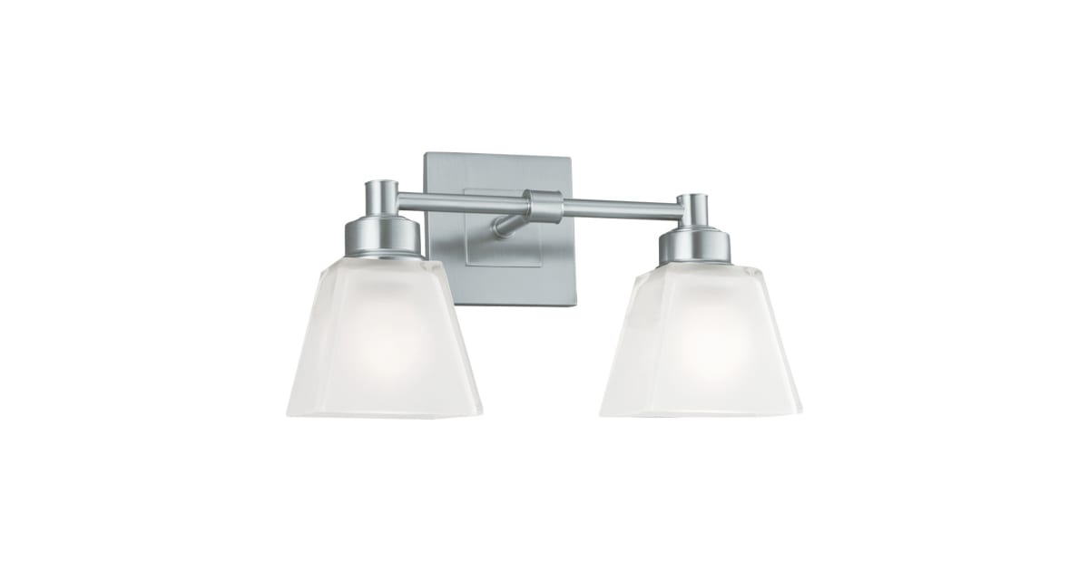 Norwell Lighting 9636BNSQ Matthew 2 Light 14" Wide