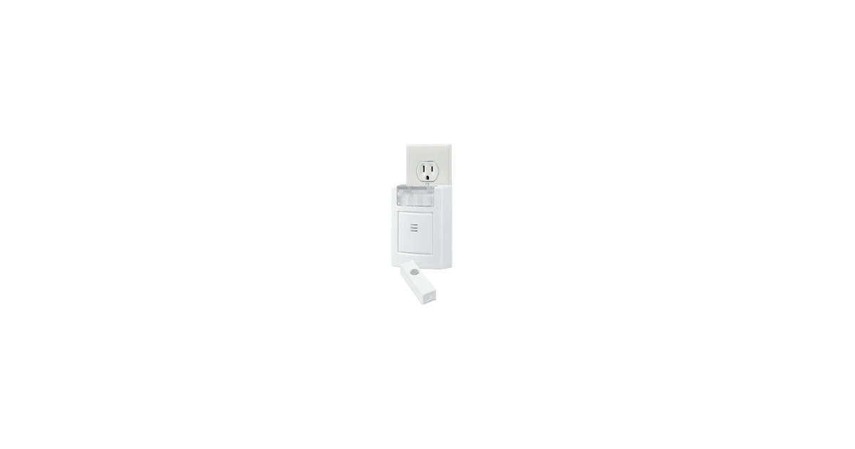 NuTone LA204WH PlugIn Wireless Door Chime Receiver with
