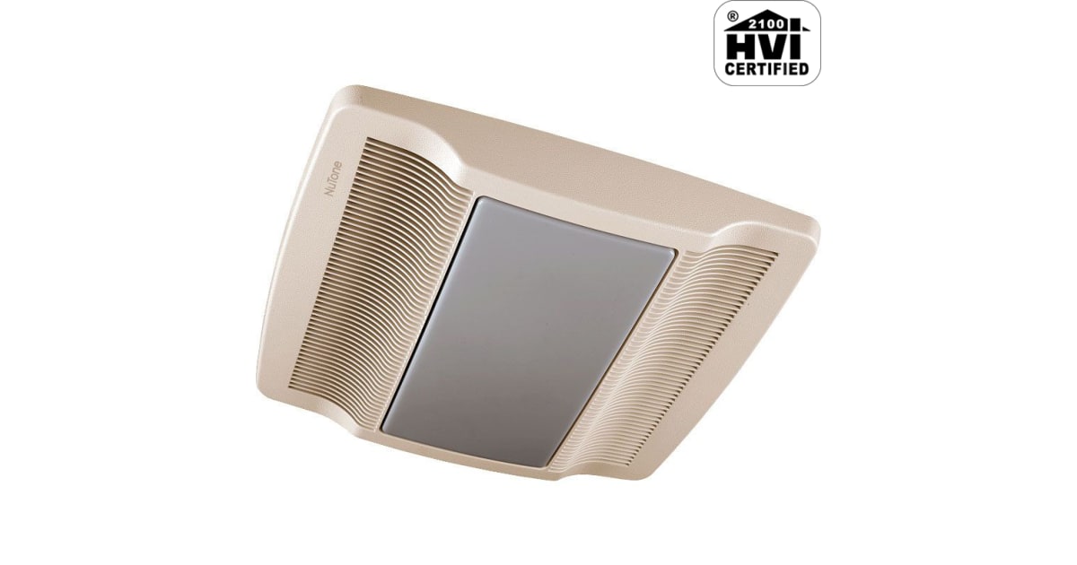 NuTone QTRN110L 110 CFM 1.5 Sone Ceiling Mounted HVI Certified Bath Fan ...