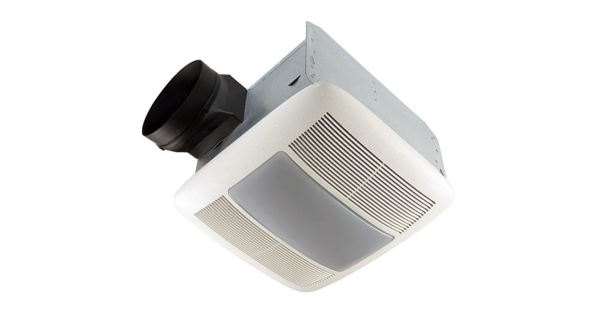 NuTone QTXEN080FLT 80 CFM 0.3 Sone Ceiling Mounted Energy