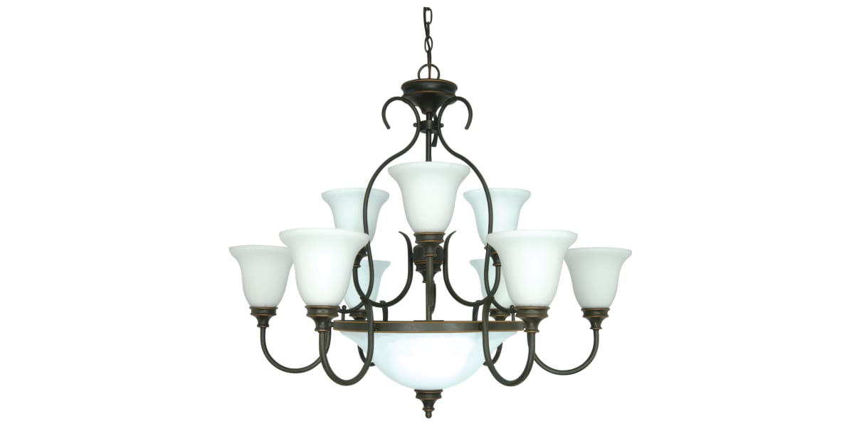 Nuvo Lighting 60/1111 Twelve Light Up / Down Lighting Two Tier ...