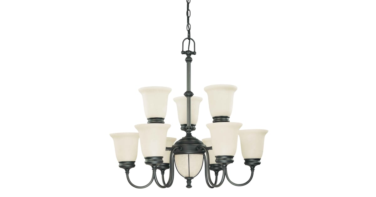 Nuvo Lighting 60/2811 Ten Light Up / Down Lighting Chandelier from the ...