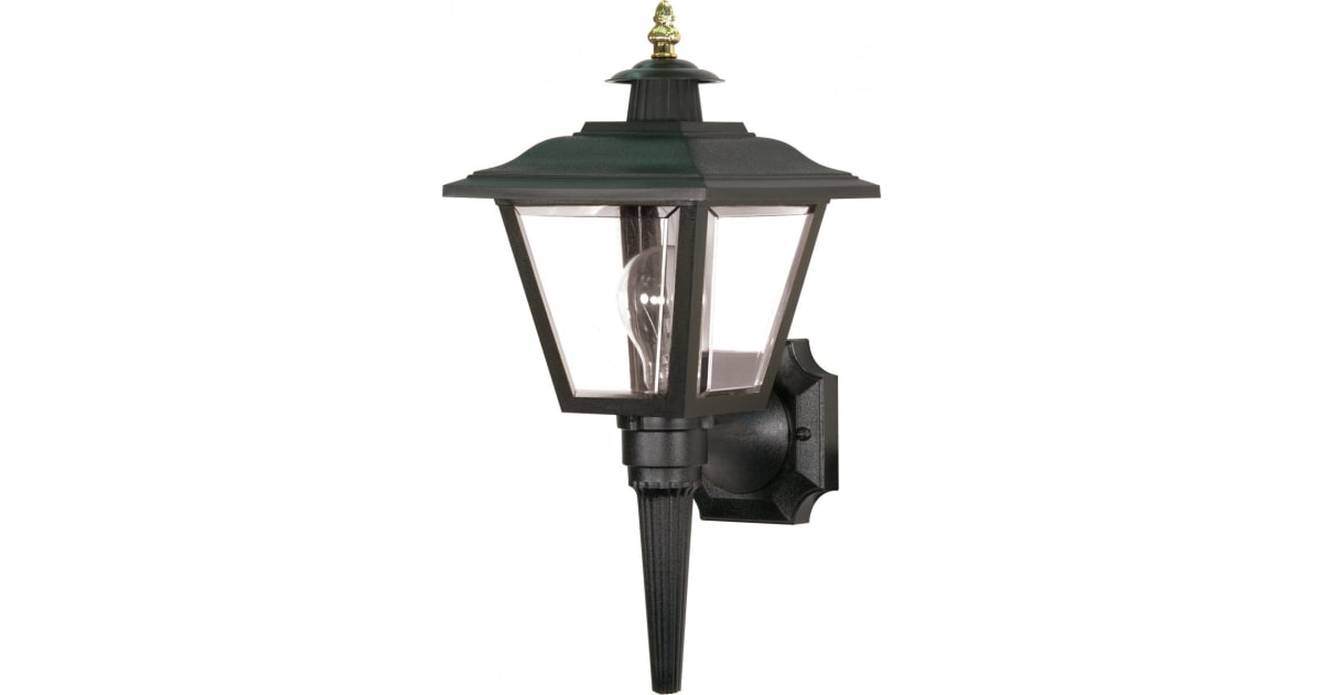 Nuvo SF77-700 1 Light - 8" - LED Flood Light Exterior - PAR38 With Adjustable Swivel - Black Finish