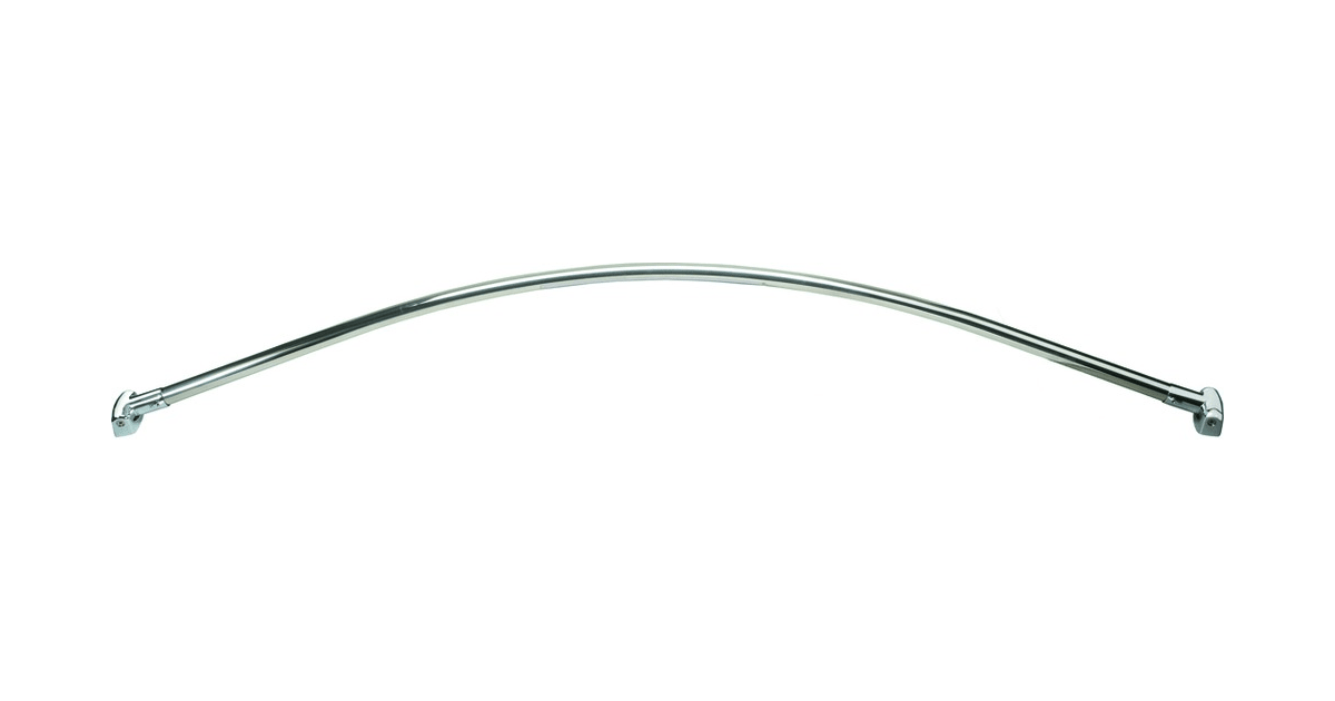 Pamex BSRCP552 5ft. Stainless Steel Curved Shower Rod