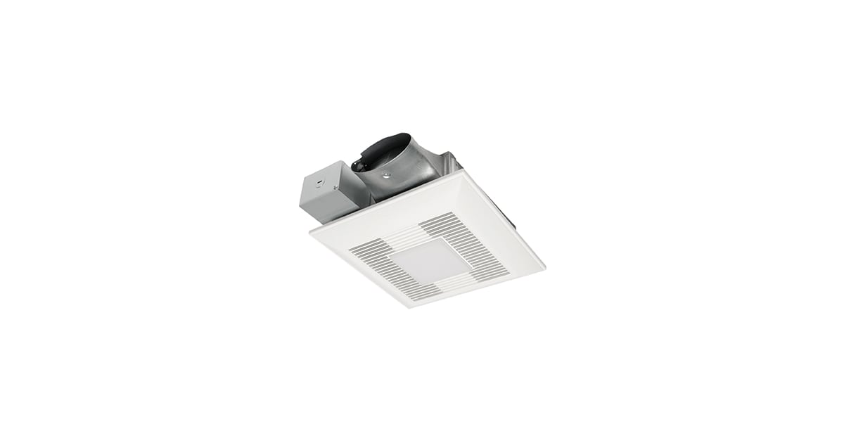 Panasonic FV-0510VSL1 100 CFM 0.5 Sone Ceiling Mounted LED | Build.com