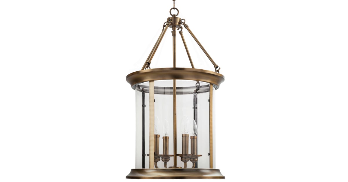 Park Harbor PHPL5664AB 14" Wide 4 Light Foyer Pendant with
