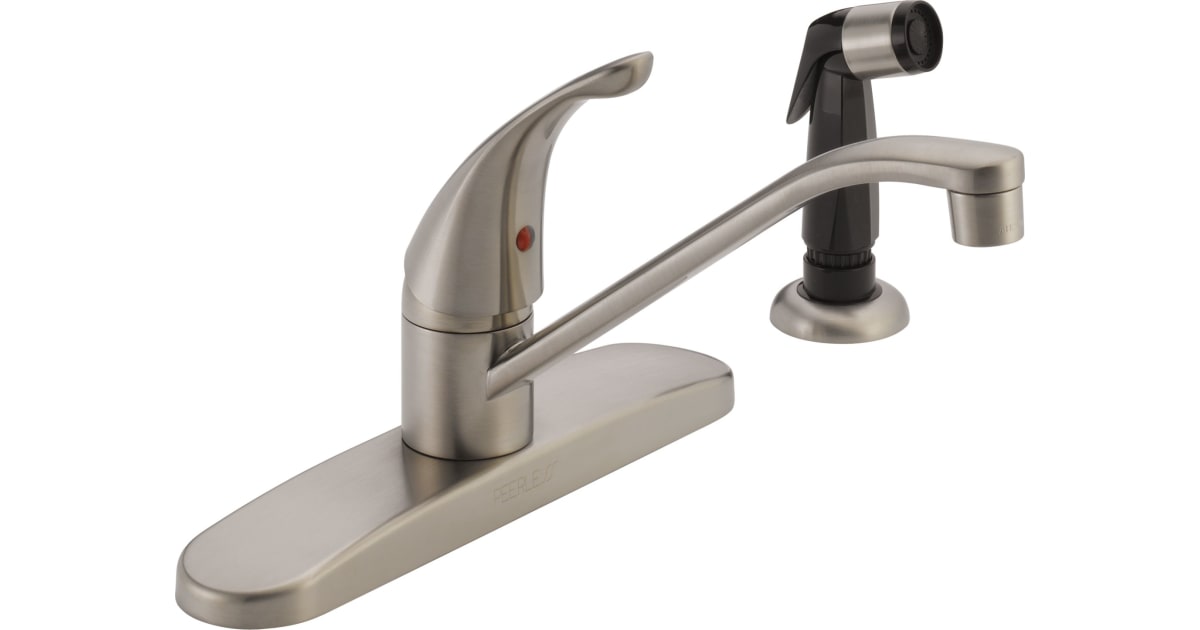 Peerless P115LFSSW Swivel Kitchen Faucet with Sidespray