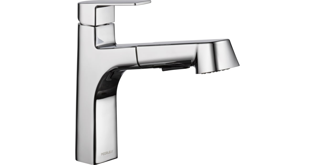 Peerless Xander Küchenarmatur – Herausziehbar, 120° Schwenkbar, 50,8 Cm Schlauch, Mit Sprühfunktion (P6919LF)