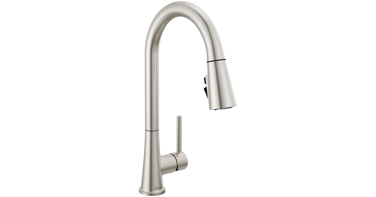 Peerless Precept Pull-Down Kitchen Faucet - 1.0 GPM, Stainless Steel, Single Handle