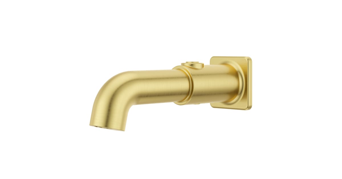 Diverter Tub Spout, Brass Tub Spout Concealed Semicircle Bubble Function For Bathroom