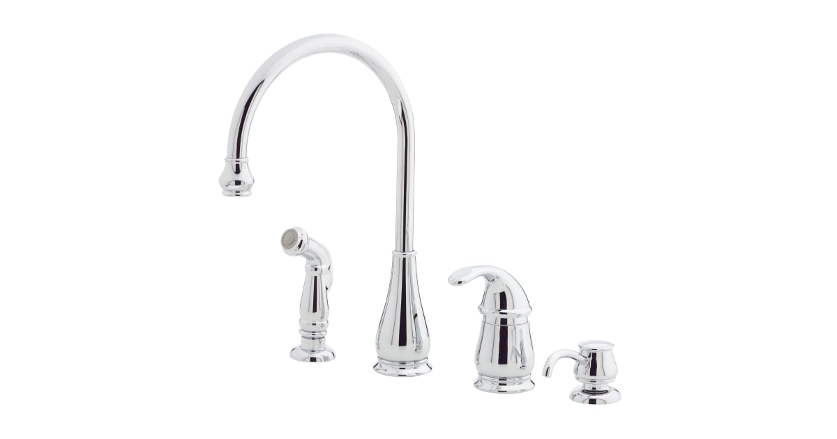 Pfister T264DCC Treviso Kitchen Faucet with Sidespray and