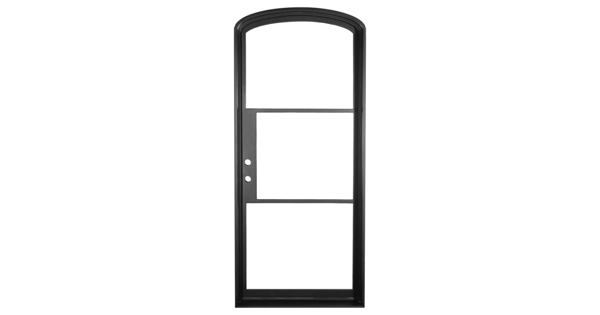 Pinkys Iron Doors P-A4-SMA-3684RHOS-NS-S Air 4 Single Mini Arch 36" x