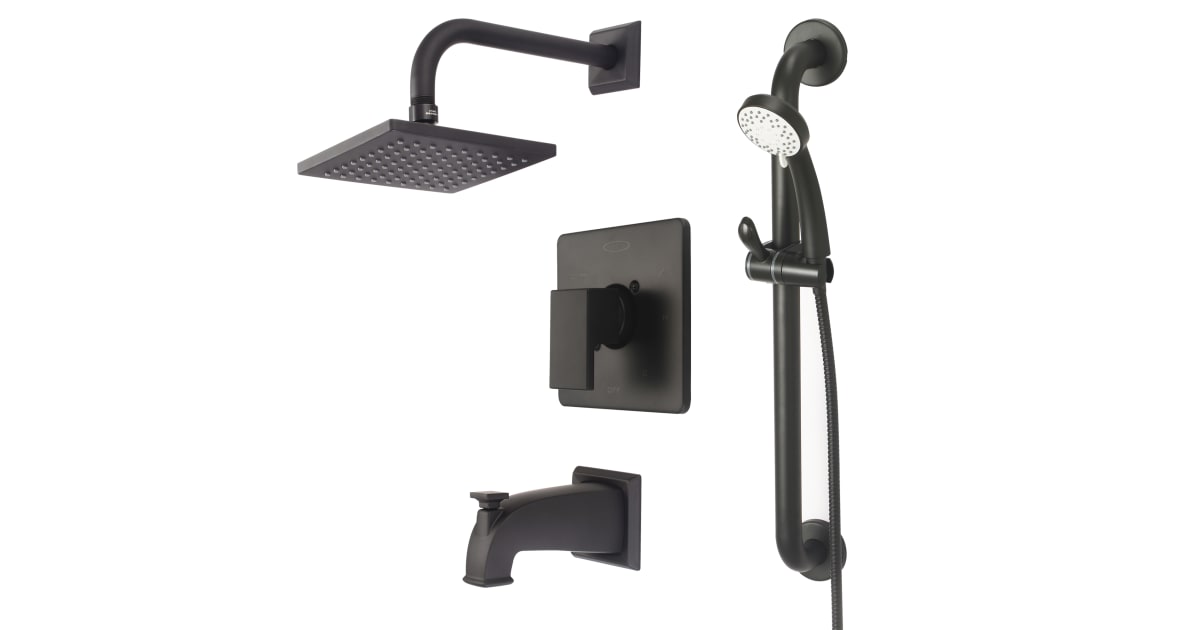 Pioneer Faucets TD4MO100ADAMB Mod Tub and Shower Trim