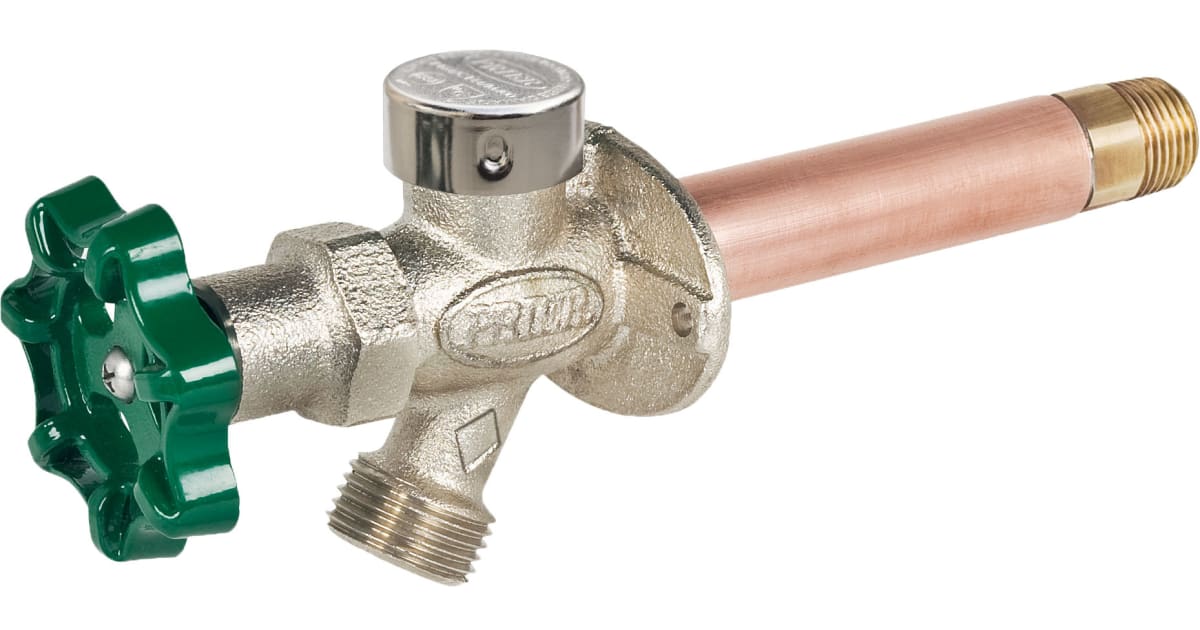 PRIER PRODUCTS C-108D04 4" Anti Siphon Hot and Cold Wall Hydrant with 1/2" Inl