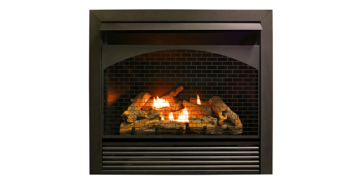 FBNSD32RT 32,000 BTU Vent Free Dual Fuel Fireplace
