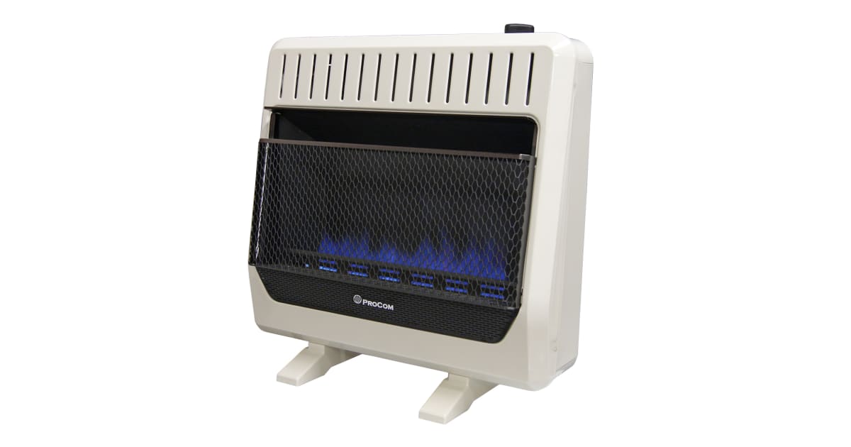 MG30TBFBB 30,000 BTU Dual Fuel Blue Flame Heater