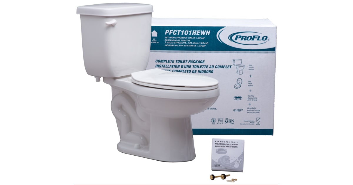 PROFLO PFCT101HEWH TwoPiece High Efficiency