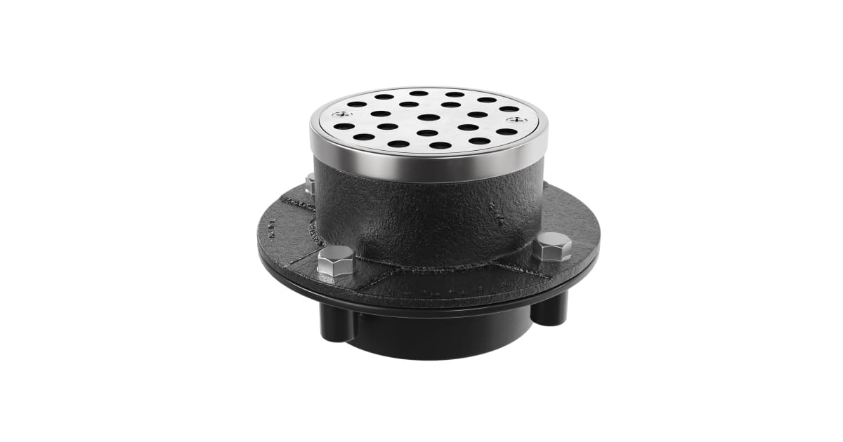 PROFLO PF42944 2'' ABS Bottom/CI Top Hot Mop Shower Drain