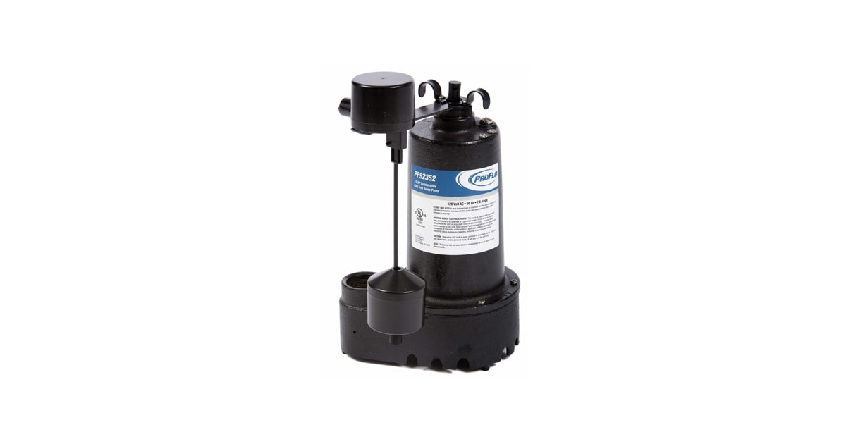 PROFLO PF92352 1/3 HP Cast Iron Submersible Sump Pump with