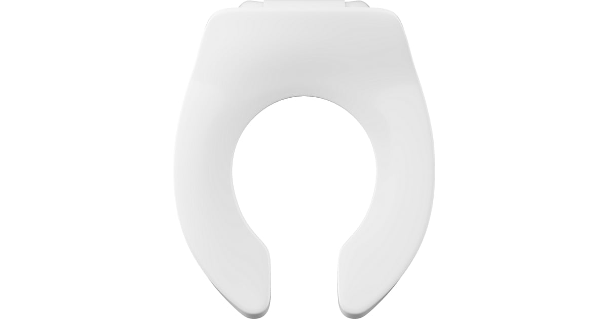 PROFLO PFTSBB1000WH Round OpenFront Toilet Seat