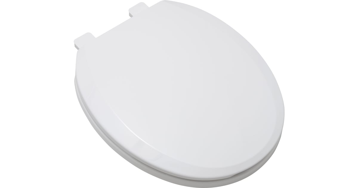 PROFLO PFTSEC1000WH Round ClosedFront Toilet Seat with