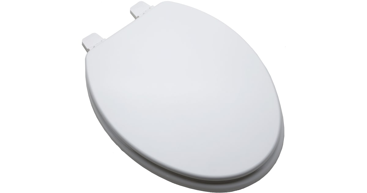 PROFLO PFTSWE2001WH Elongated ClosedFront Toilet Seat and