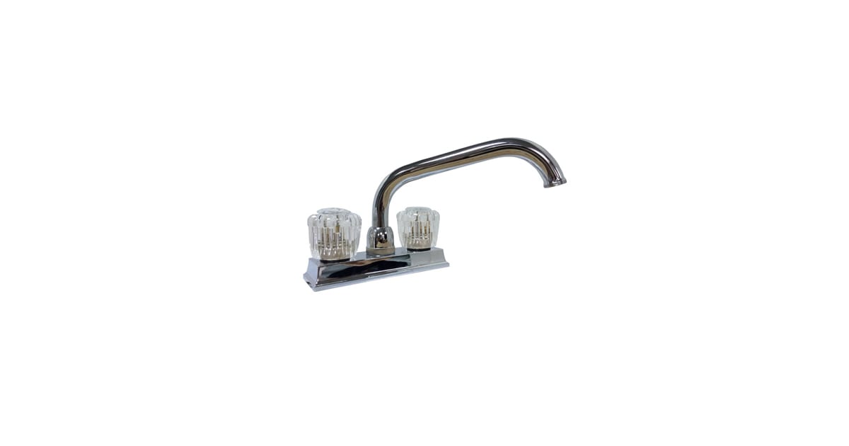 PROFLO PFX8022A Double Handle Laundry Faucet with Acrylic