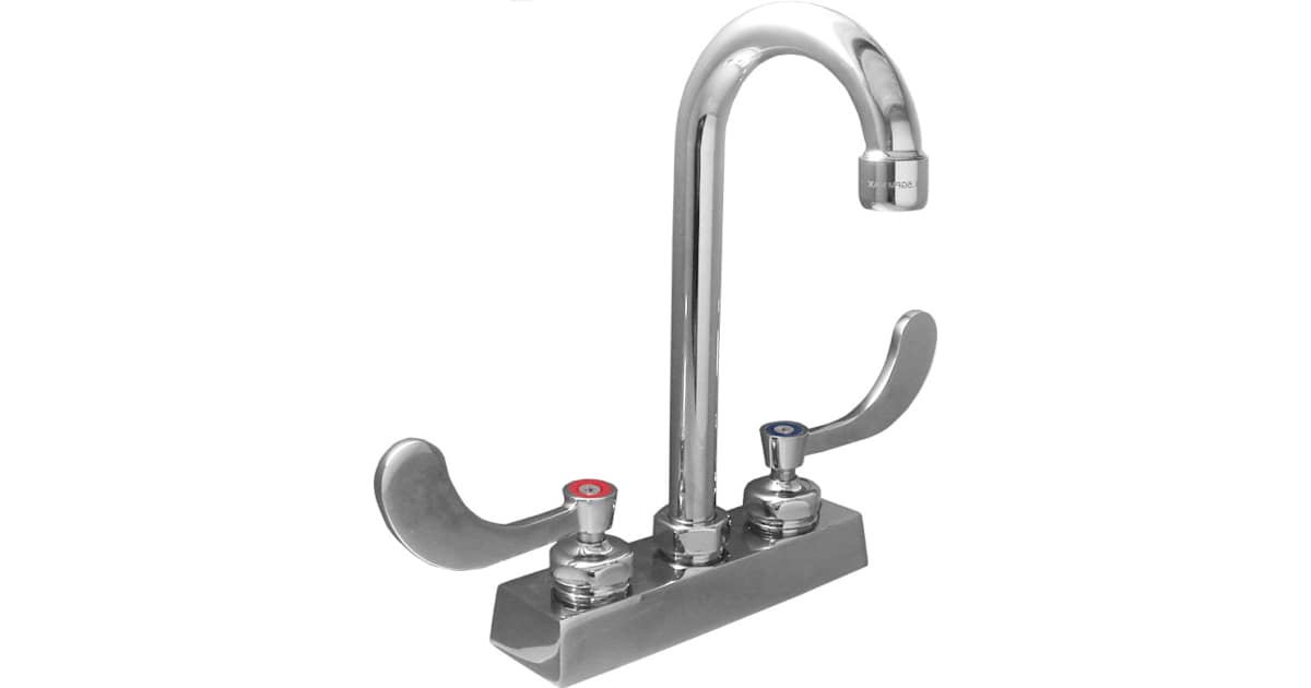 PROFLO PFWSC1397 1.2 GPM Standard Bar Faucet - Chrome Finish, 3-Hole Deck Mount