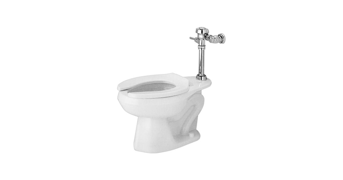 American Standard Neolo White Elongated Standard Height Toilet Bowl In