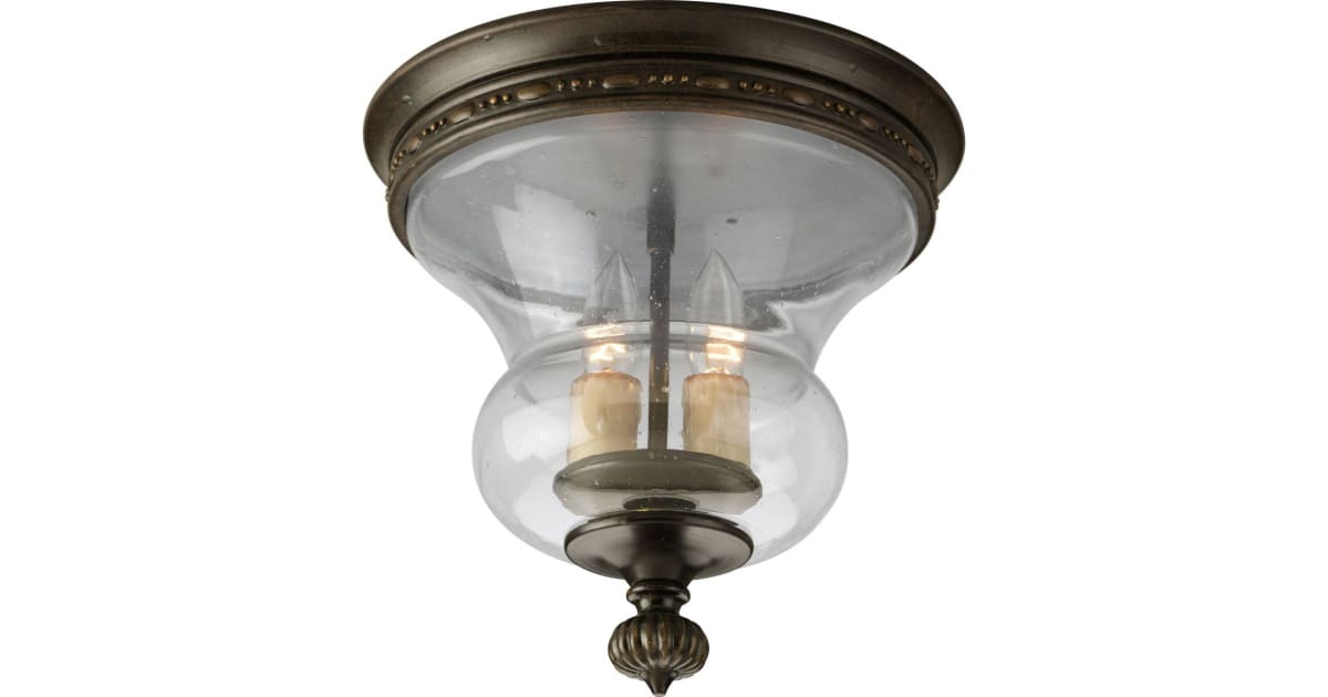 Progress Lighting P3815-77 Fiorentino Two-Light Flush Mount Ceiling ...