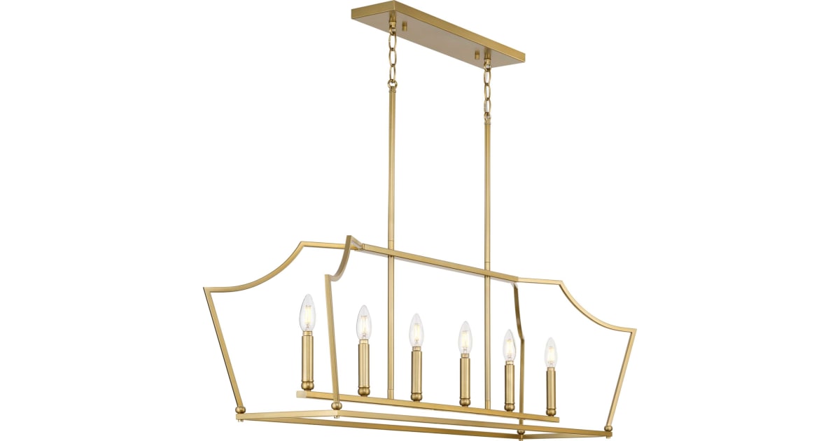 Progress Lighting P400300109 Parkhurst 6 Light 42" Wide