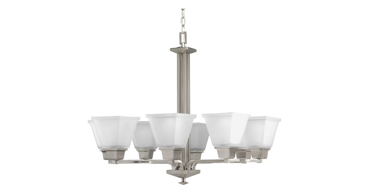 Progress Lighting P4004-09 North Park 8 Light 27" Wide Chandelier ...