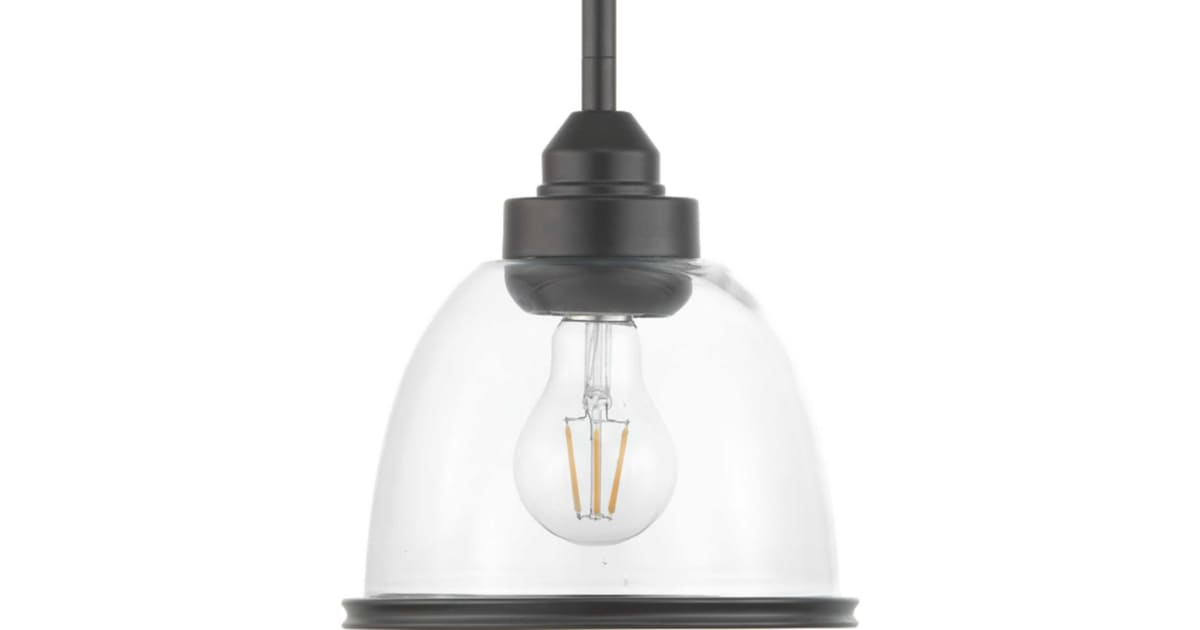 Progress Lighting P500137020 Saluda Single Light 7" Wide Mini Pendant