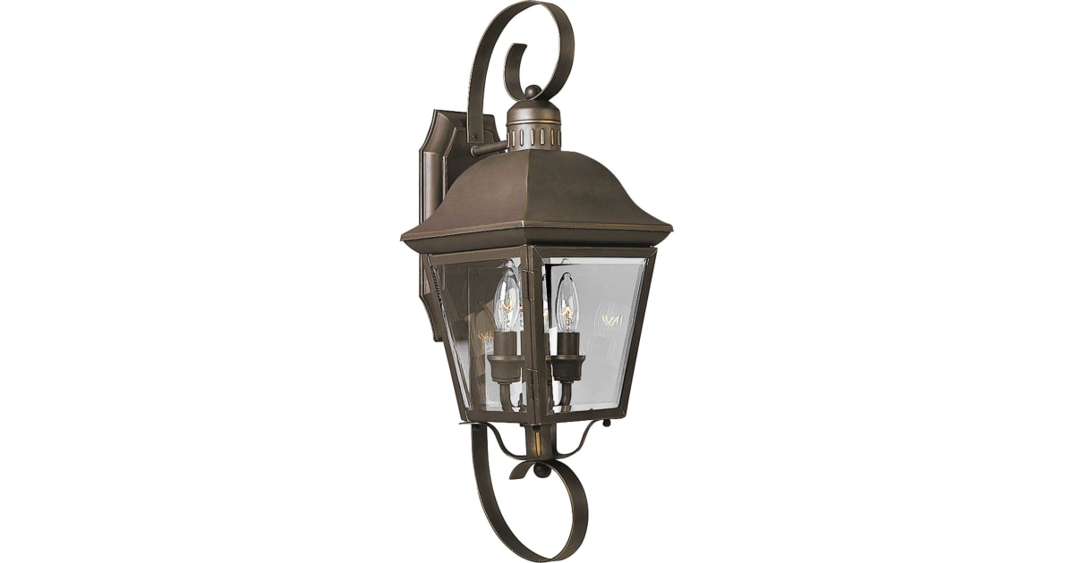 Progress Lighting P5688-20 Andover 2 Light 21" Tall Outdoor Wall Sconce ...