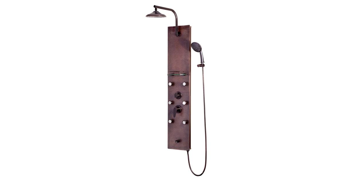 Pulse 1041 Sedona Shower Panel with 2.5 GPM Rain Shower,