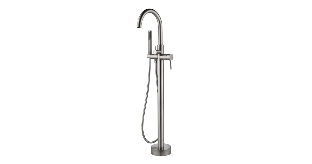 Floor Mount Tub Filler With Hand Shower www.fergusonhome.com