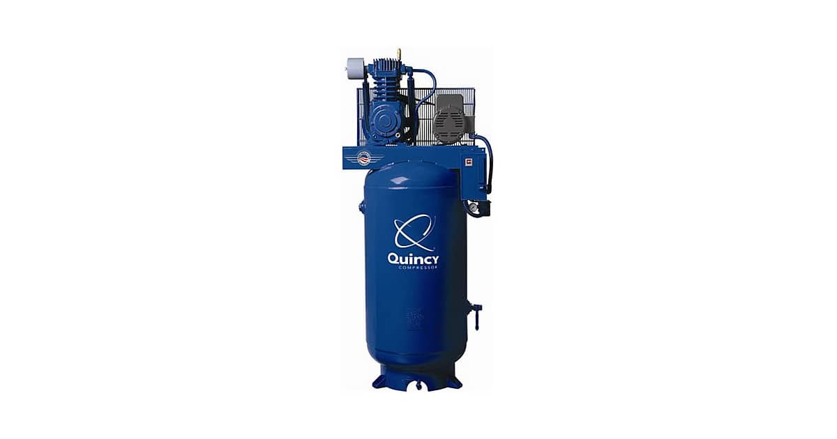 Quincy Compressor 2020040716 7.5 HP 80 Gal 175 Max PSI QT Pro Two