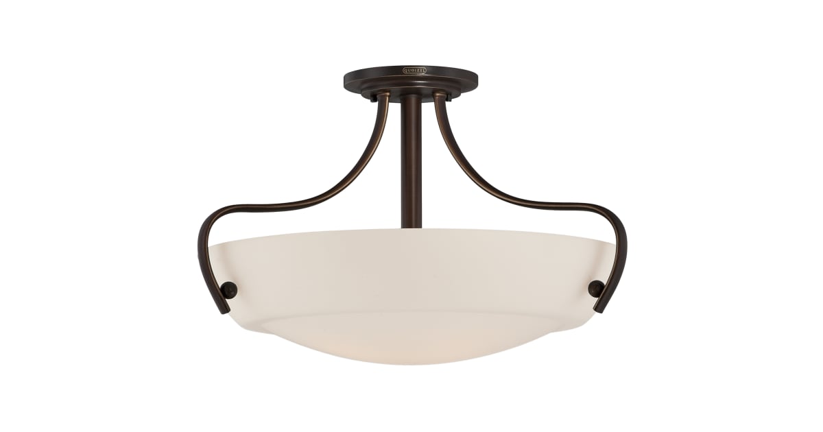 Quoizel CY1722PN Chantilly 4 Light 22" Wide Semi-Flush Ceiling Fixture ...