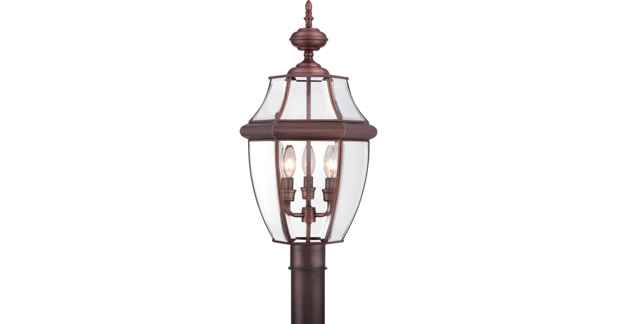 Quoizel NY9043AC Newbury 3 Light 23 Tall Post Lantern Build
