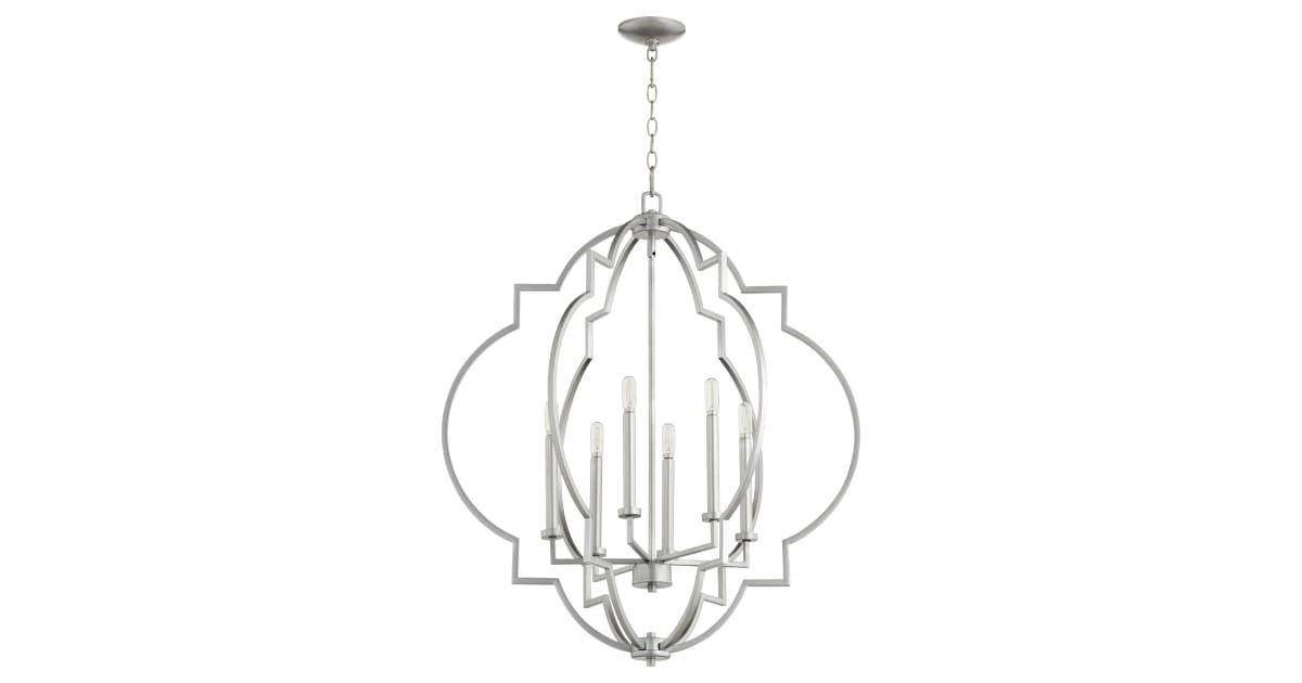 Quorum International 6842-6-64 Dublin 6 Light 30" Wide | Build.com