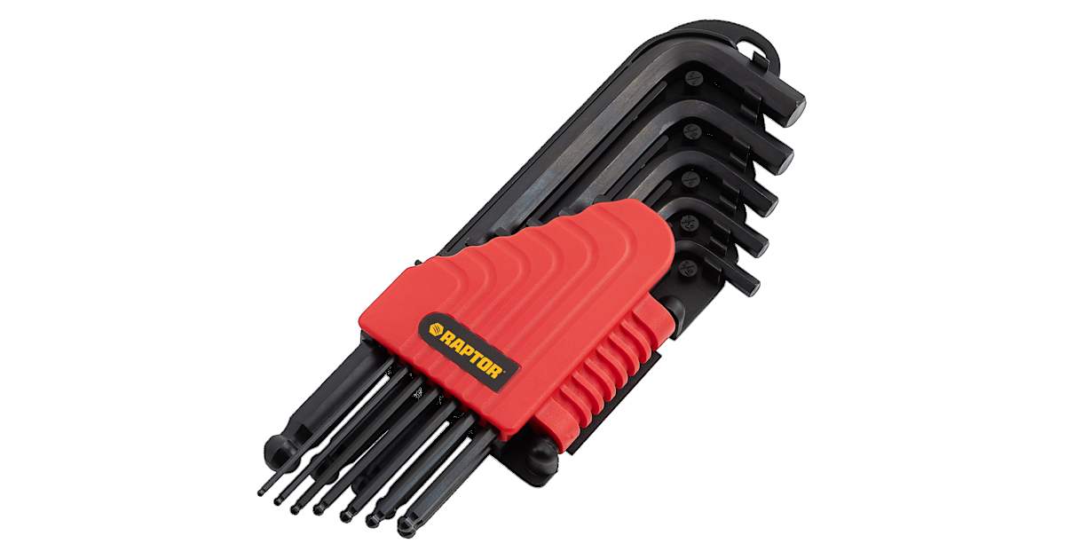 Tri Raptor Tool Raptor Tools RAP13002 Hex Key 12 Piece Set | Ferguson Home