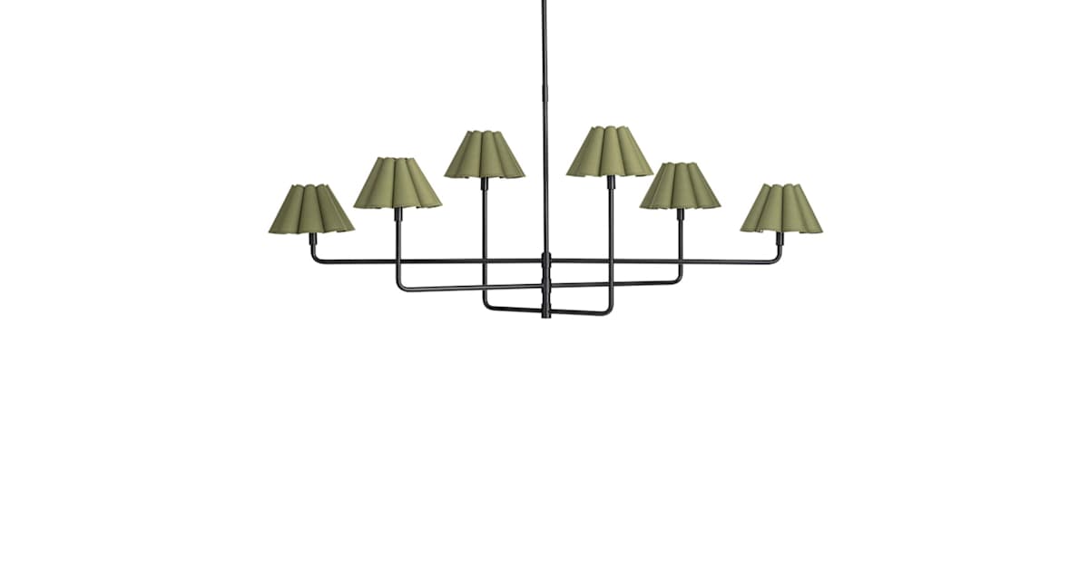 Regina Andrew 16-1454BB-GRN Polly 6 Light 66