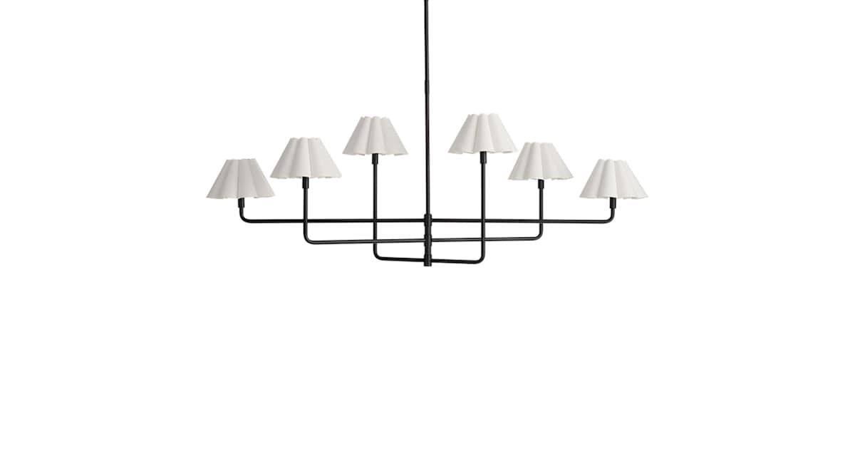 Regina Andrew 16-1454BB-WT Polly 6 Light 66