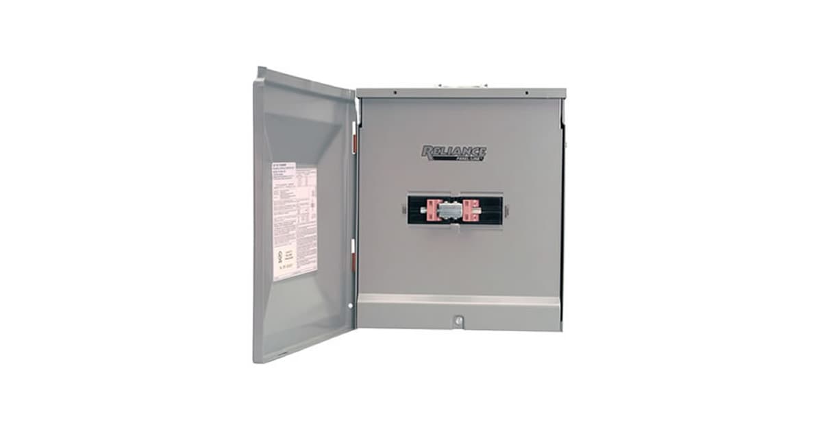 Reliance Control Center Reliance Controls TCA1006DR 100-Amp (120 / 240V) Single-Phase Outdoor ...