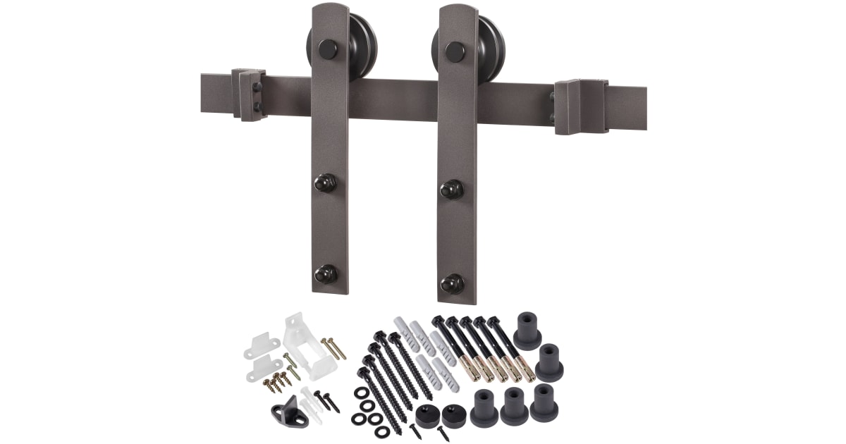 Renin BD100K07800BR Spectrum 78" Sliding Barn Door Track